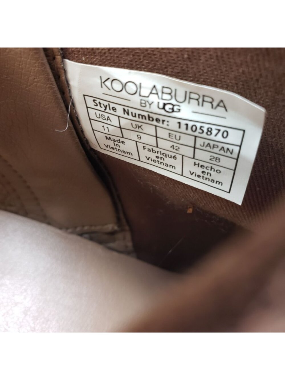 Koolaburra by UGG Nacie Suede Leather Bootie Shoes Size 11 - Picture 5 of 9